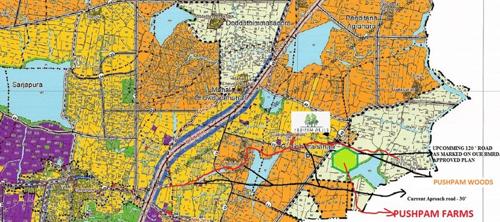 lush-county Images for Location Plan of Pushpam Lush County