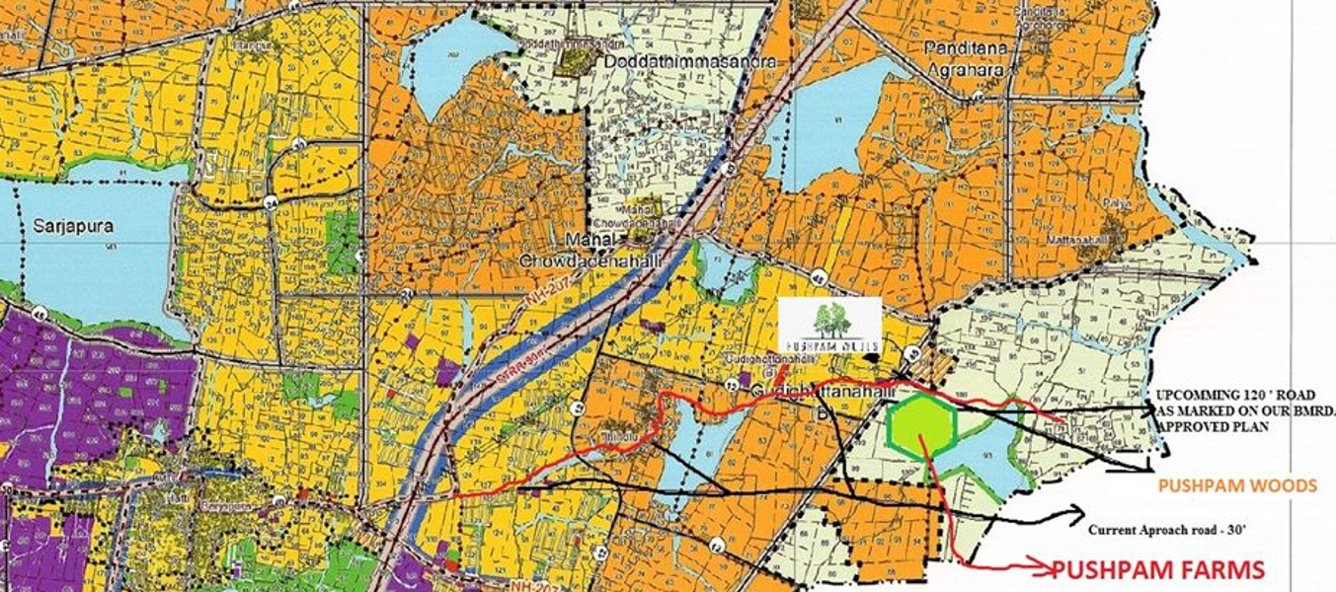 lush county Images for Location Plan of Pushpam Lush County
