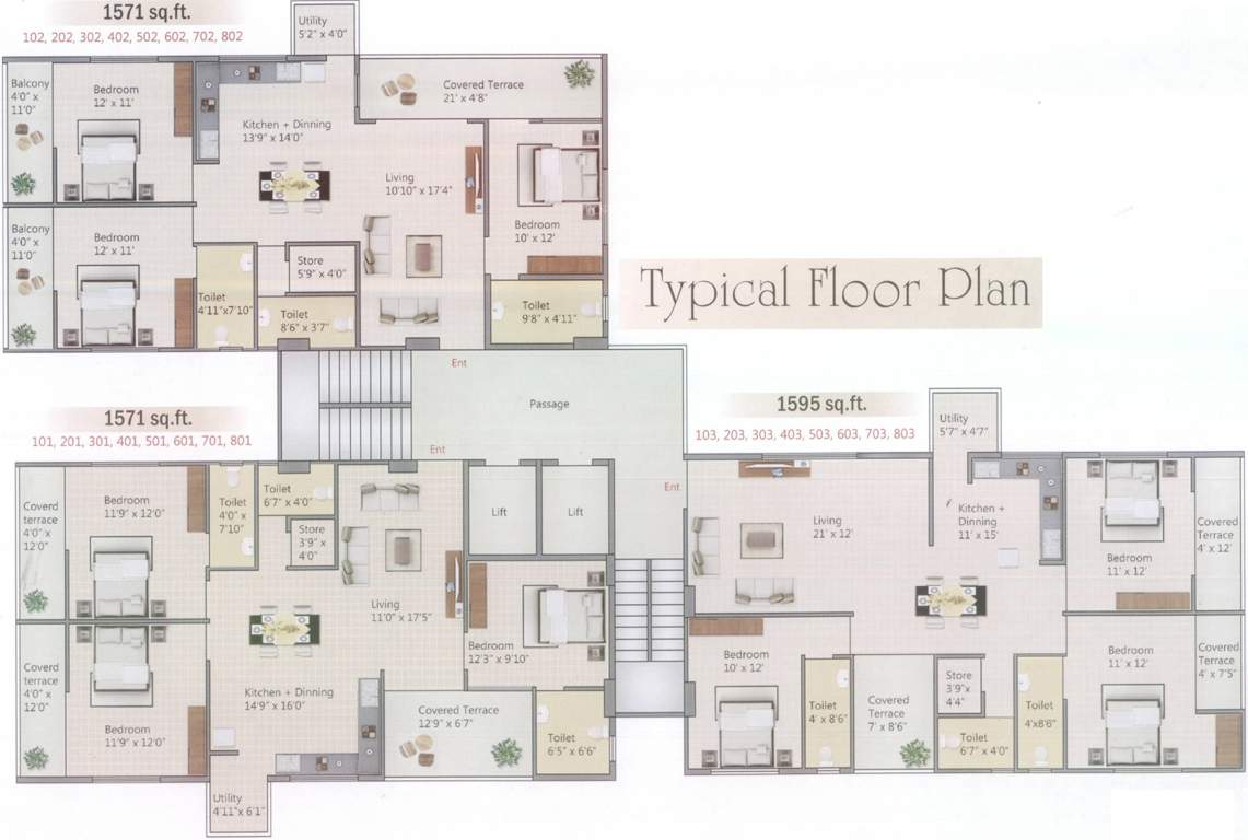 Images for Cluster Plan of Dhruv Navshya Elite
