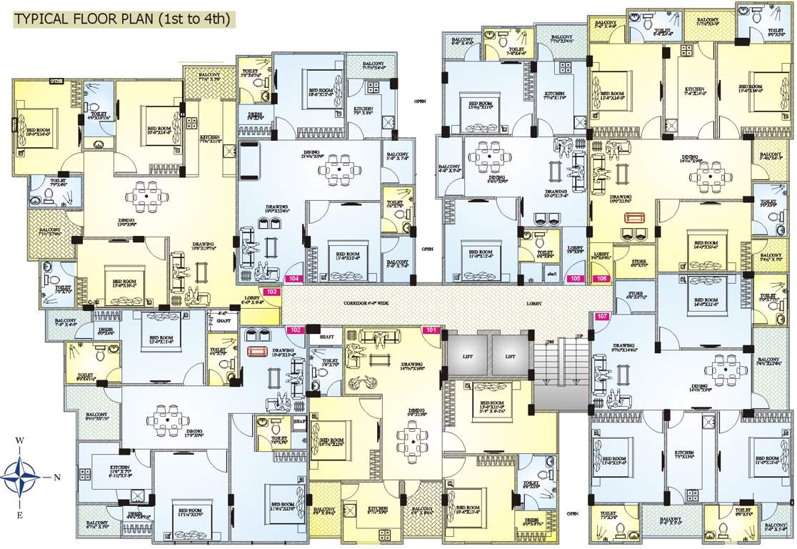 Images for Cluster Plan of Uttam Bhudev Residency