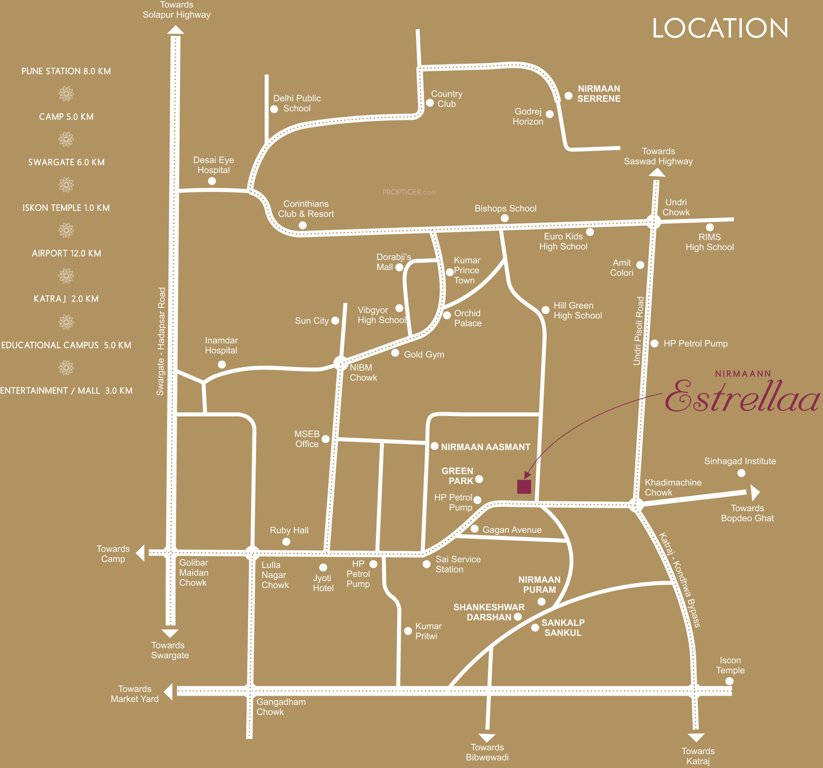 estrellaa Images for Location Plan of Nirmaann Estrellaa