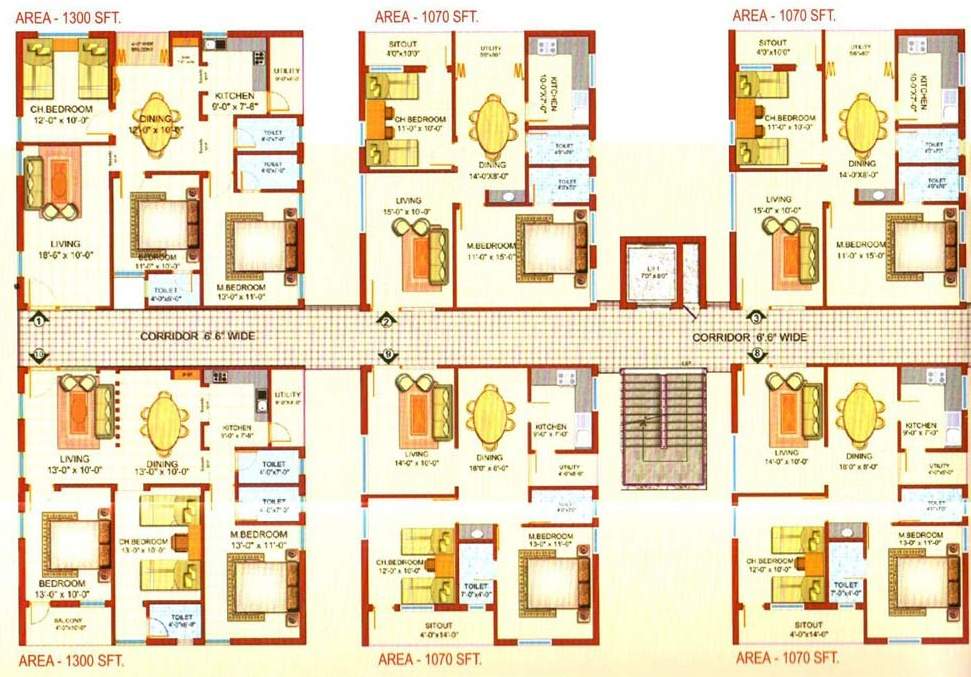 arcade spoorthy Images for Cluster Plan of Lakshmi Arcade Spoorthy