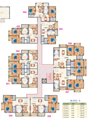 the-icon Block A Cluster Plan