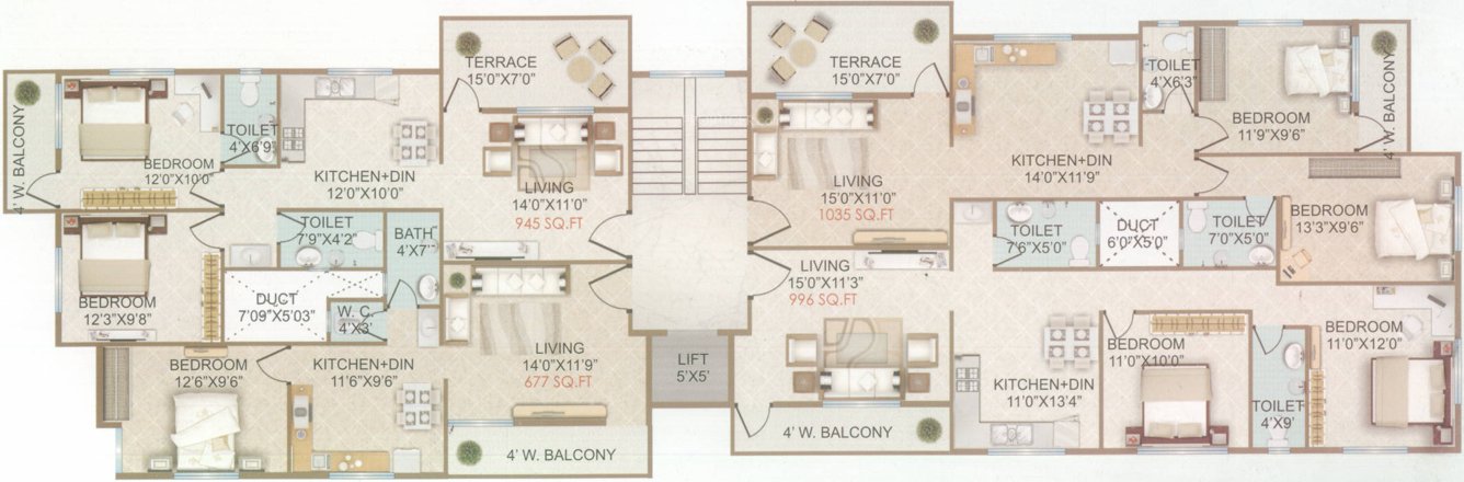 Images for Cluster Plan of Shilpakruti Manorath