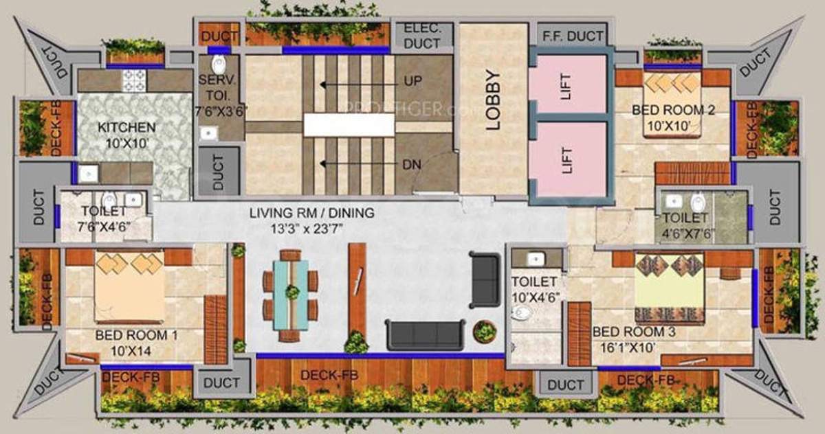 Images for Cluster Plan of Mittal Gardenia