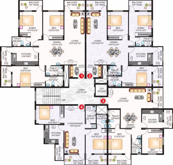 Images for Cluster Plan of Vishwas Regency