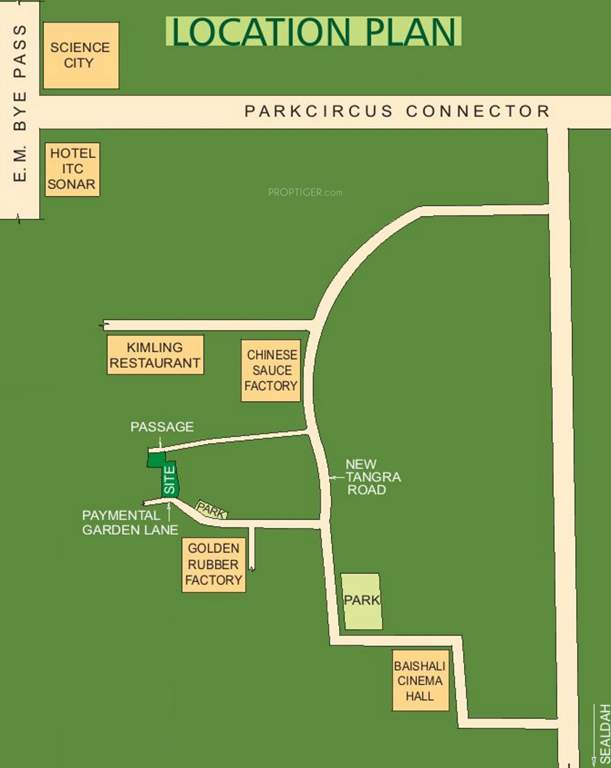 garden view Images for Location Plan of Orion Garden View