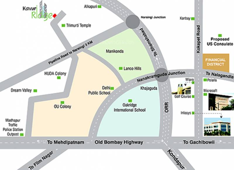Images for Location Plan of Kavuri Hills Developers Kavuri Ridge