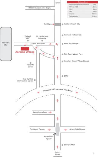  umang Images for Location Plan of Ashiana Umang