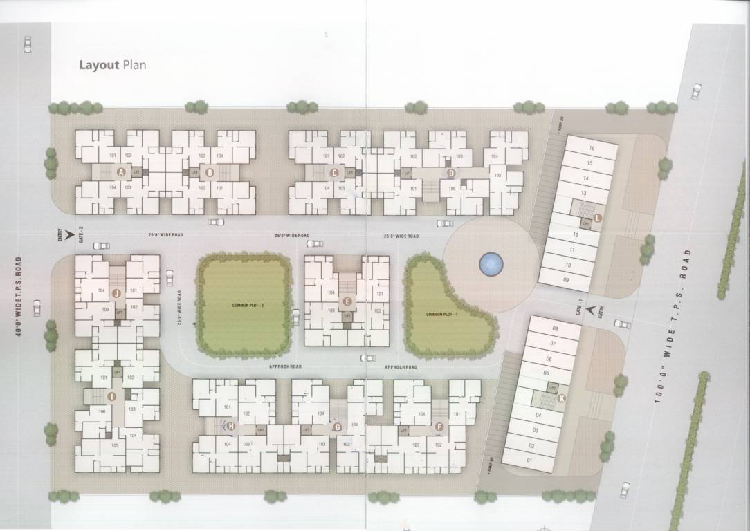  avenue Layout Plan
