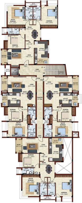  pragathi Images for Cluster Plan of Bhaggyam Pragathi