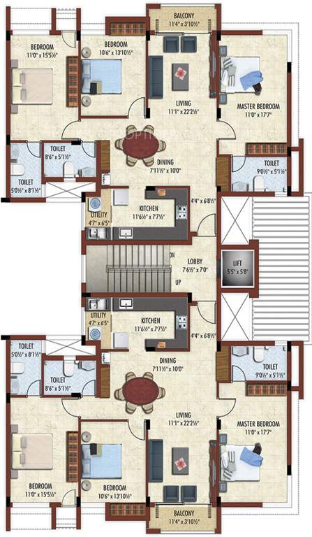  pragathi Images for Cluster Plan of Bhaggyam Pragathi