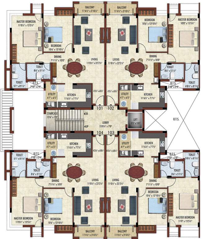  pragathi Images for Cluster Plan of Bhaggyam Pragathi