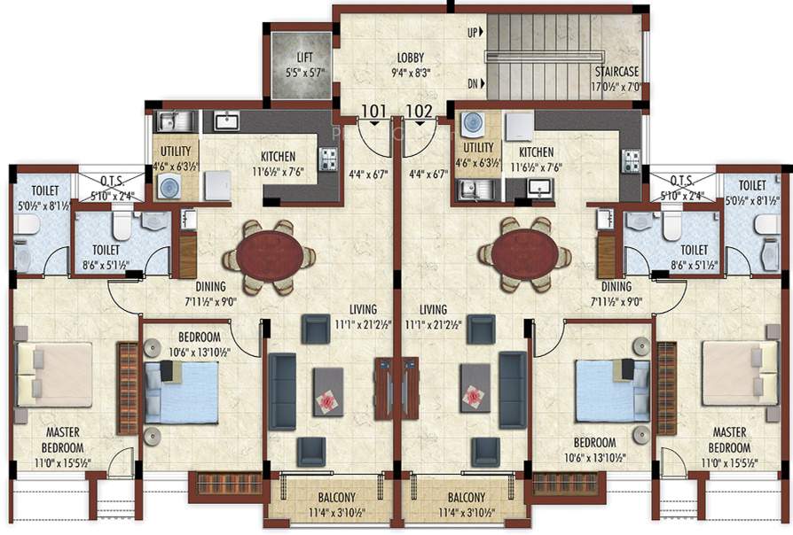  pragathi Images for Cluster Plan of Bhaggyam Pragathi