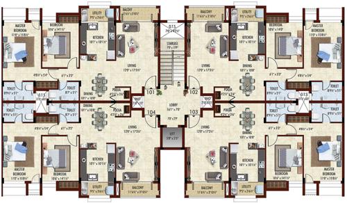 Images for Cluster Plan of Bhaggyam Pragathi pragathi Images for Cluster Plan of Bhaggyam Pragathi