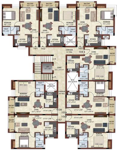 Images for Cluster Plan of Bhaggyam Pragathi pragathi Images for Cluster Plan of Bhaggyam Pragathi