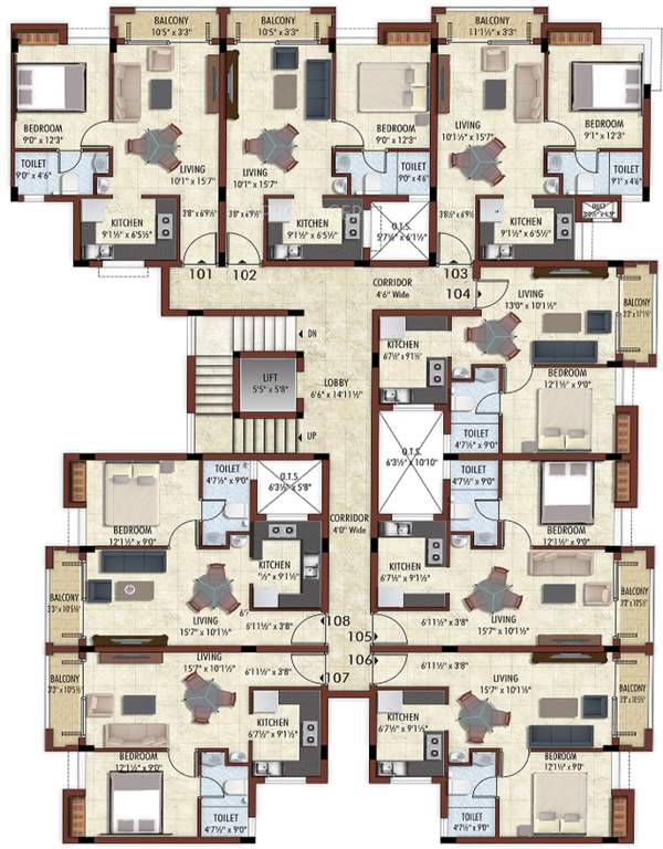  pragathi Images for Cluster Plan of Bhaggyam Pragathi