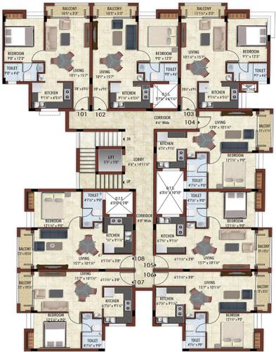 Images for Cluster Plan of Bhaggyam Pragathi pragathi Images for Cluster Plan of Bhaggyam Pragathi