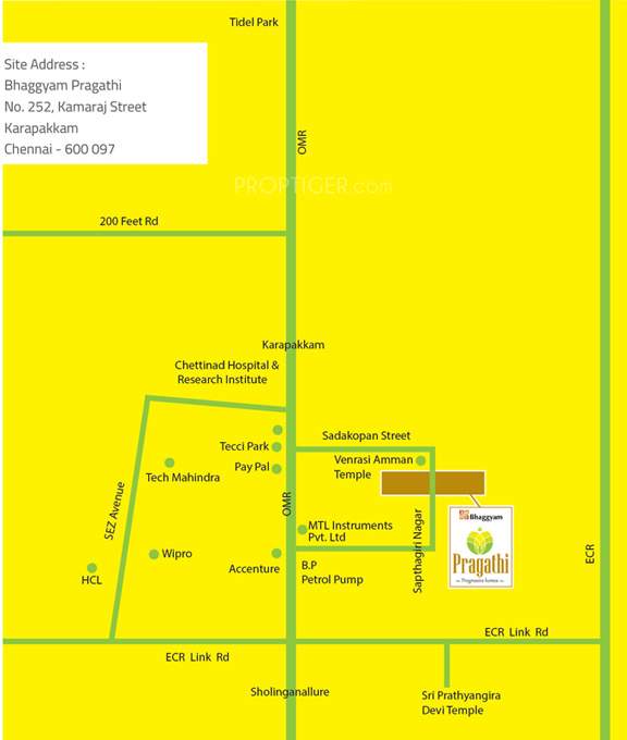  pragathi Images for Location Plan of Bhaggyam Pragathi