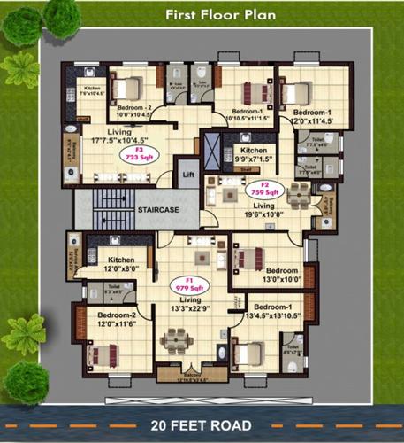 Images for Cluster Plan of JKB Sesha Enclave