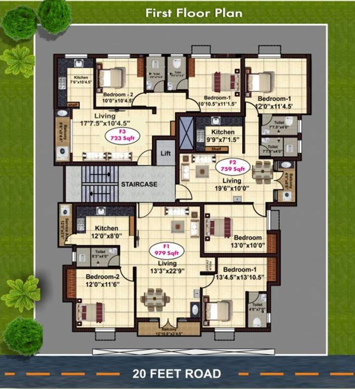 Images for Cluster Plan of JKB Sesha Enclave