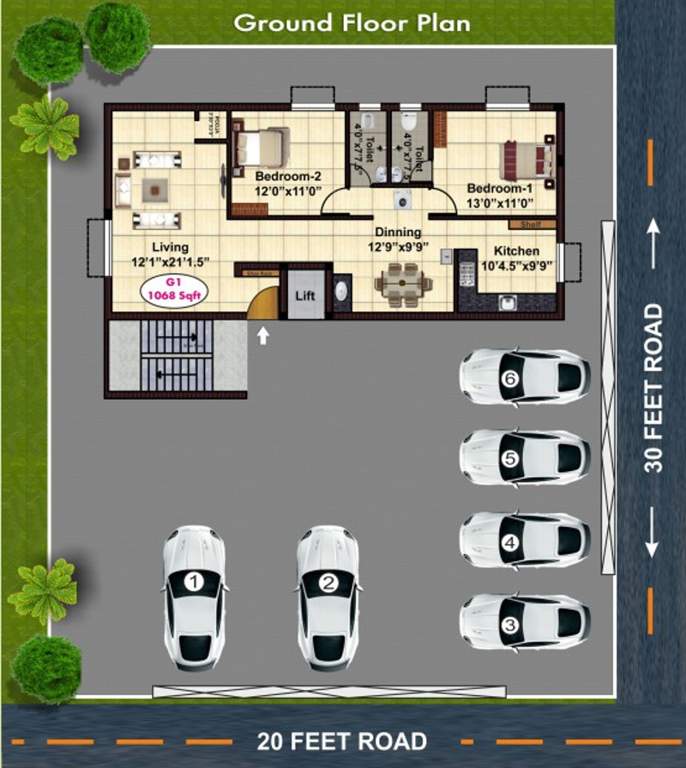 Images for Cluster Plan of JKB Sesha Enclave