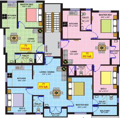 Images for Cluster Plan of EESHA Sri Ranga Padhuka Images for Cluster Plan of EESHA Sri Ranga Padhuka