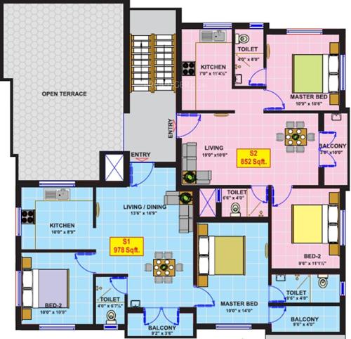Images for Cluster Plan of EESHA Sri Ranga Padhuka Images for Cluster Plan of EESHA Sri Ranga Padhuka