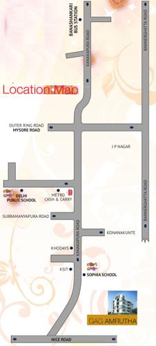  amrutha Images for Location Plan of GAG Builders and Developers Amrutha