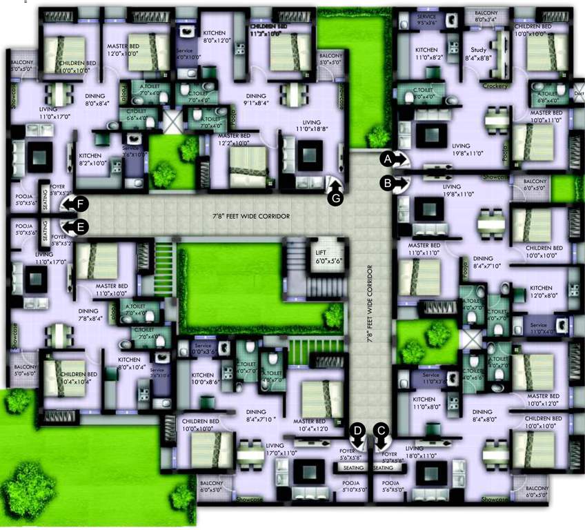 Images for Cluster Plan of Rachana Royal Town