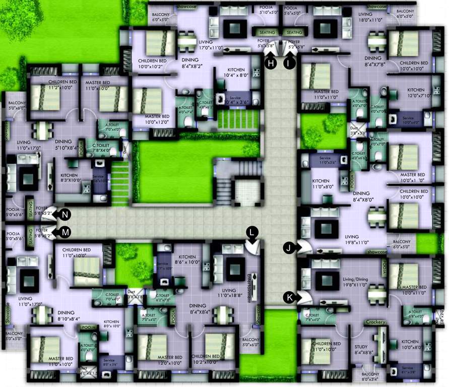 Images for Cluster Plan of Rachana Royal Town