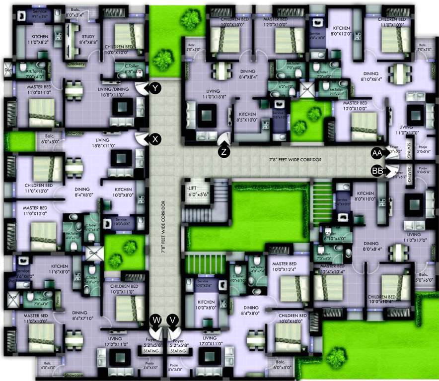 Images for Cluster Plan of Rachana Royal Town