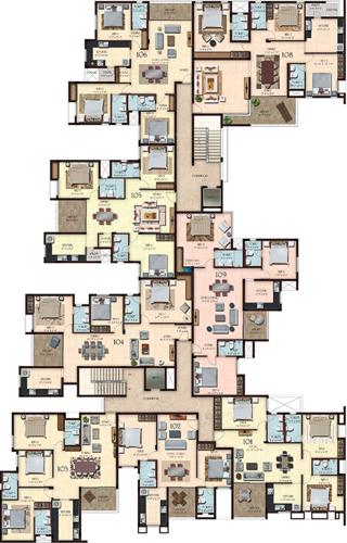 Images for Cluster Plan of Casagrand Amber