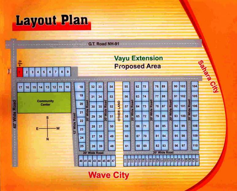 Images for Layout Plan of Satyam Vayu Extension Phase 2