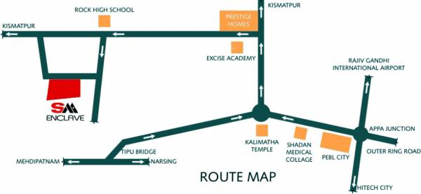 Location Plan sm-enclave-villa Location Plan