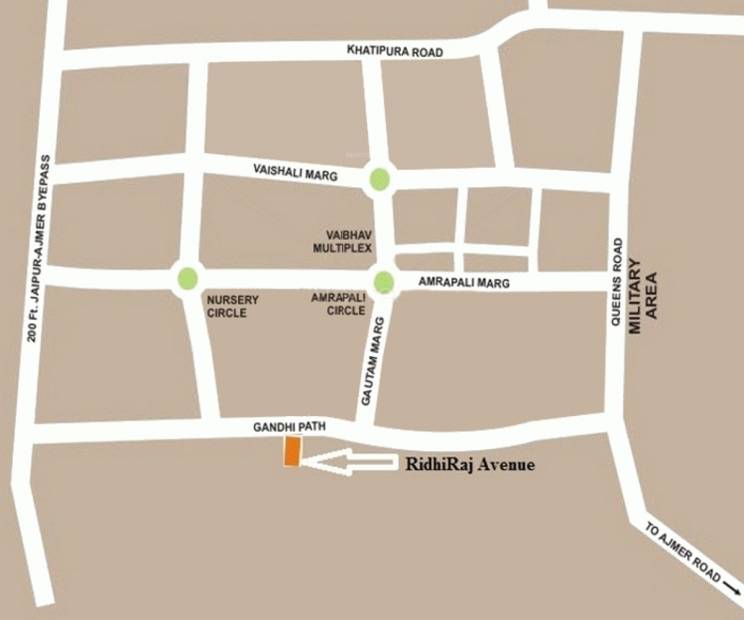 Images for Location Plan of Ridhiraj Avenue
