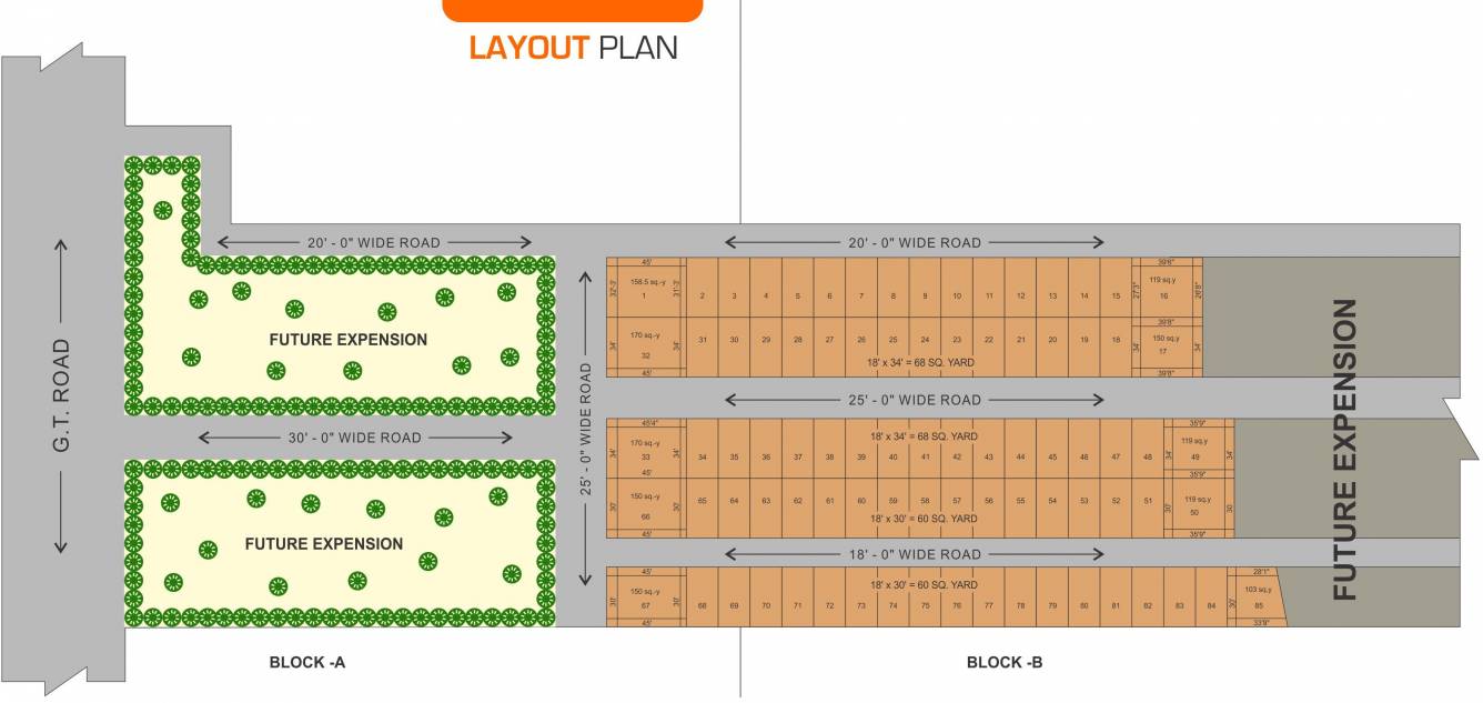 mehak infrastructure residency plots Layout Plan