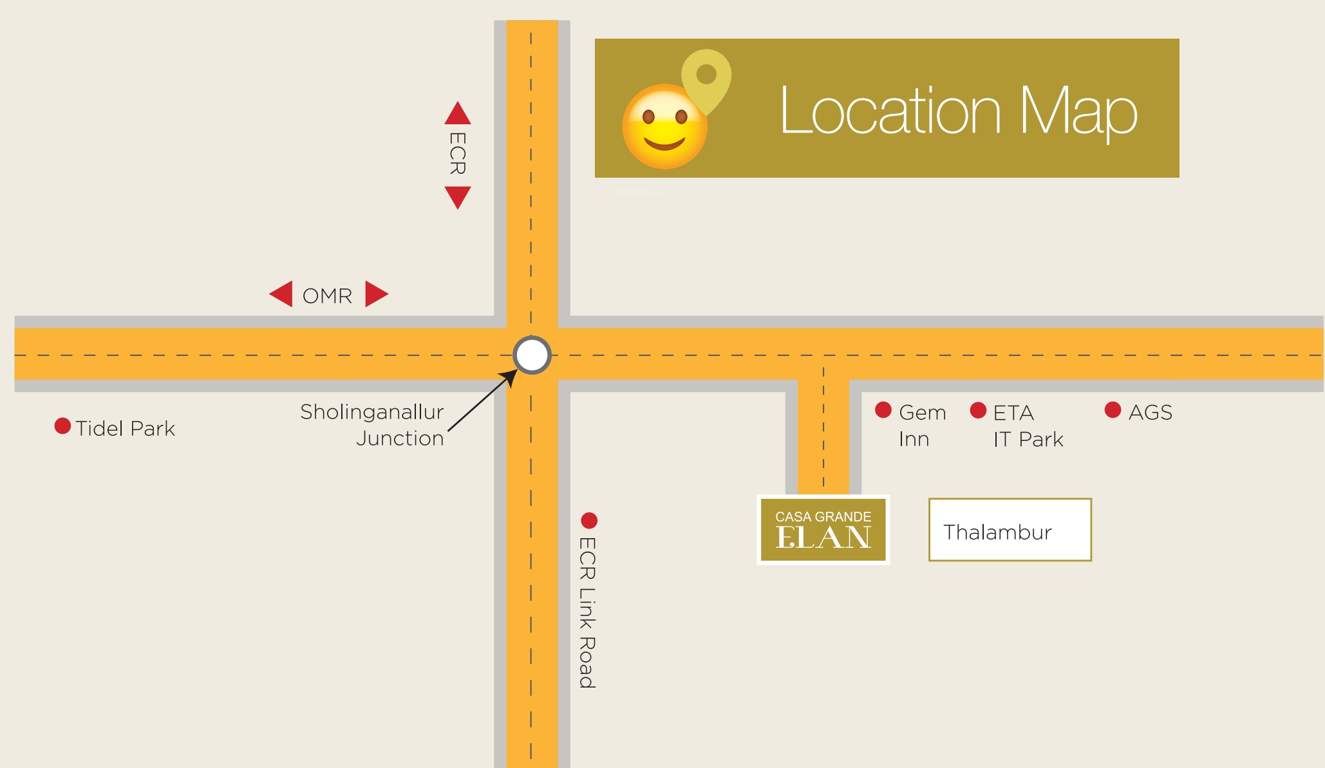 Images for Location Plan of Casagrand Elan