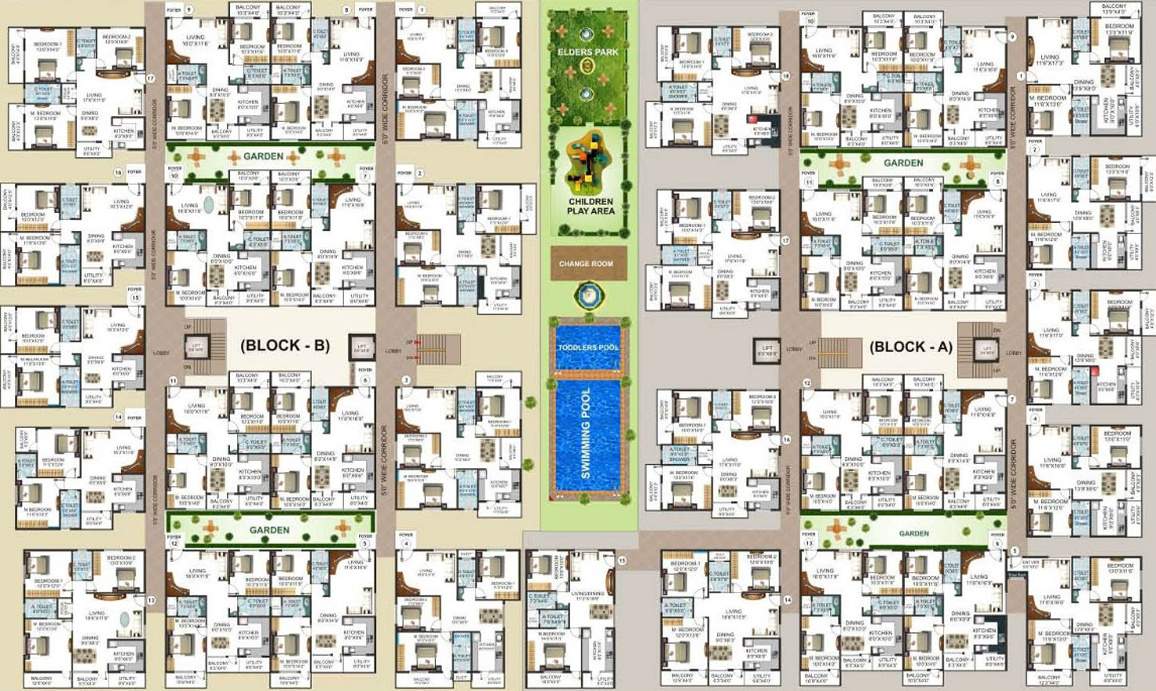 Images for Cluster Plan of i1 Gouthami Meadows