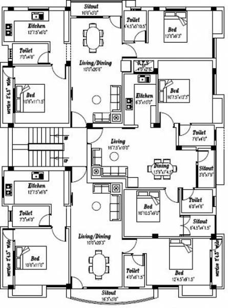 Images for Cluster Plan of Krishna Vaikundam