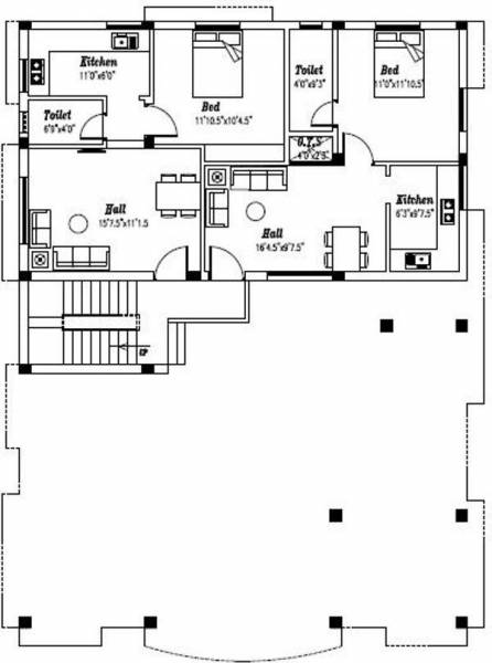 Images for Cluster Plan of Krishna Vaikundam