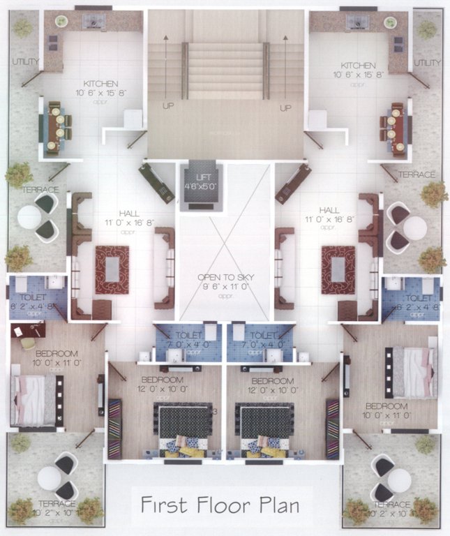 Images for Cluster Plan of Gandhi 5 Star Abodes