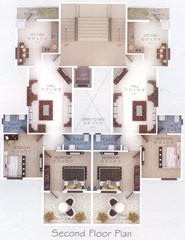 Images for Cluster Plan of Gandhi 5 Star Abodes