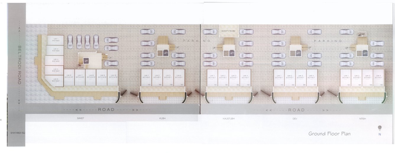 Images for Cluster Plan of Gandhi 5 Star Abodes