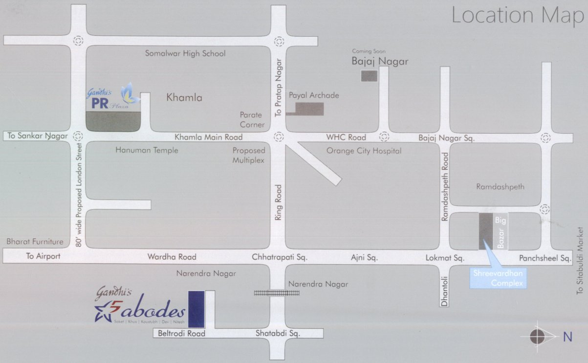 Images for Location Plan of Gandhi 5 Star Abodes