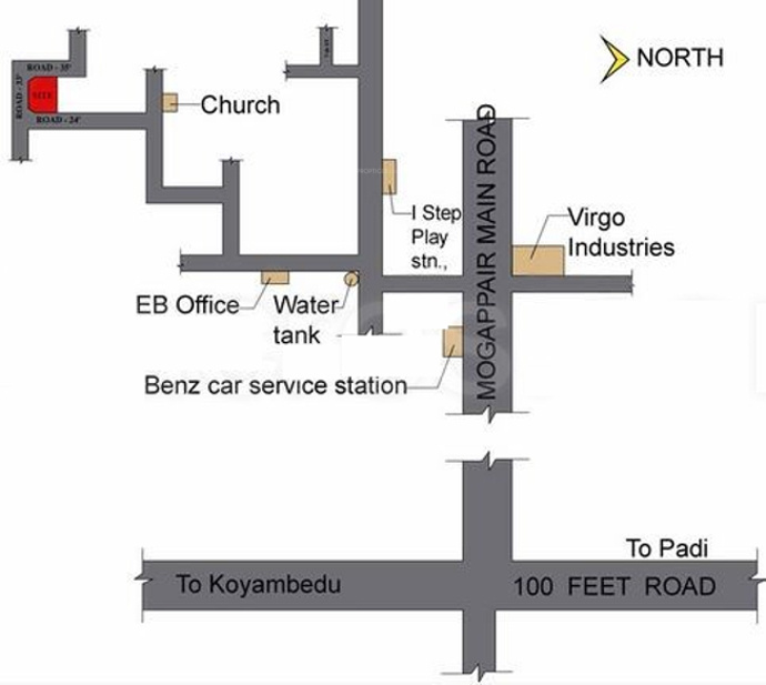 Images for Location Plan of Elevate West Orchid Apartments