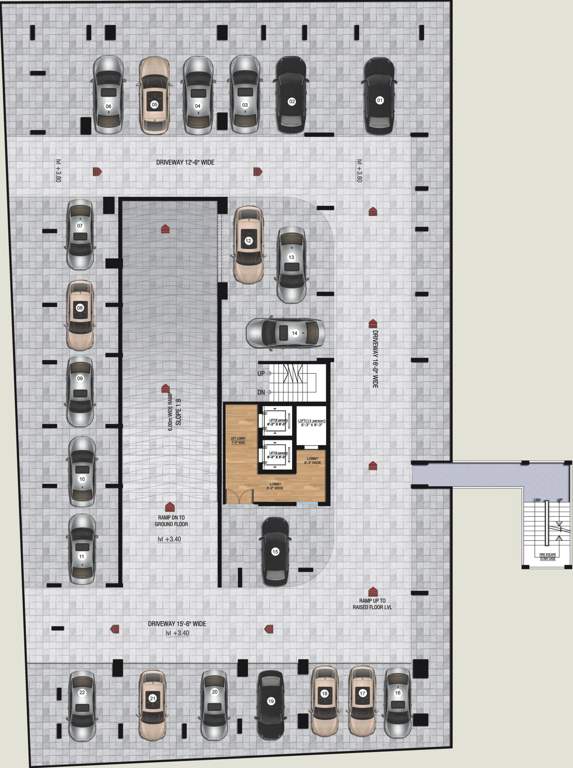 air Images for Cluster Plan of Ridhiraj Air