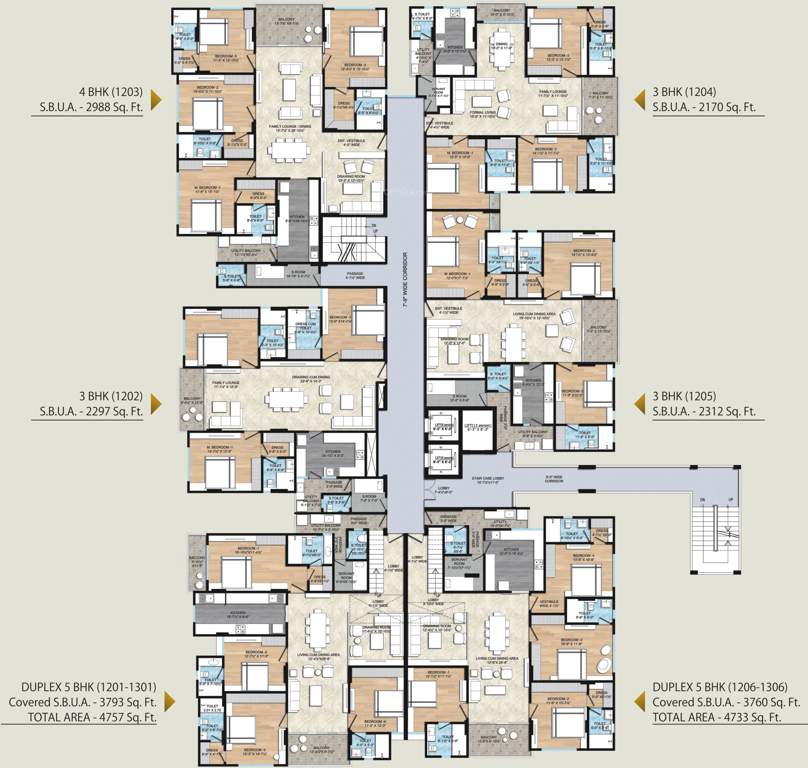 air Images for Cluster Plan of Ridhiraj Air