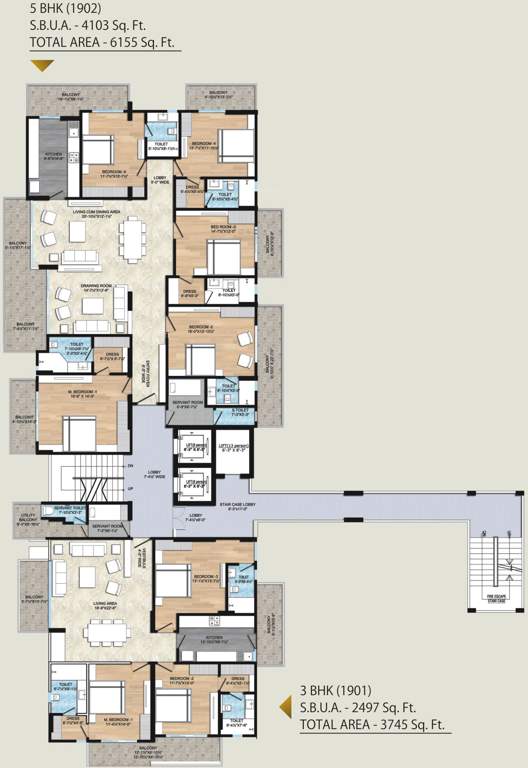 air Images for Cluster Plan of Ridhiraj Air