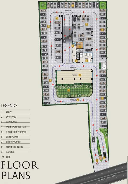 air Images for Cluster Plan of Ridhiraj Air